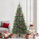 Vidaxx sapin de Noël artificiel pliant vert 210 cm PE et PVC