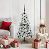 Vidaxx sapin de Noël artificiel pliant blanc 120 cm PE et PVC