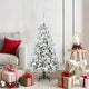 Vidaxx sapin de Noël artificiel pliant blanc 120 cm PE et PVC