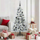 Vidaxx sapin de Noël artificiel pliant blanc 150 cm PE et PVC
