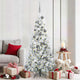 Vidaxx sapin de Noël artificiel pliant blanc 180 cm PE et PVC