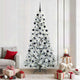 Vidaxx sapin de Noël artificiel pliant blanc 210 cm PE et PVC