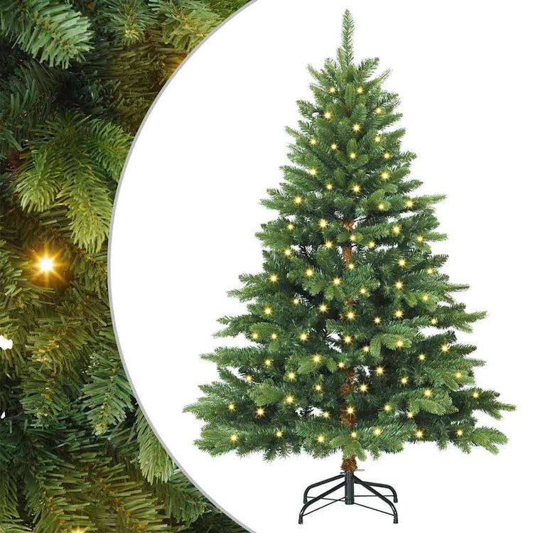 Vidaxx sapin de Noël artificiel avec 150 LED avec standard vert 150 cm PE et PVC