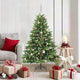 Vidaxx sapin de Noël artificiel avec 150 LED avec standard vert 150 cm PE et PVC