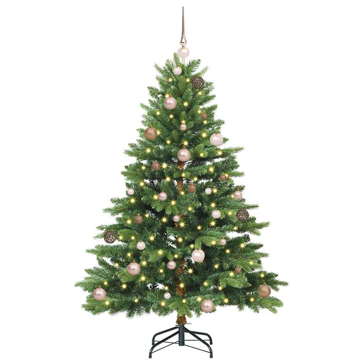 Vidaxx sapin de Noël artificiel avec 150 LED avec standard vert 150 cm PE et PVC