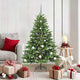 Vidaxx sapin de Noël artificiel avec 150 LED avec standard vert 150 cm PE et PVC