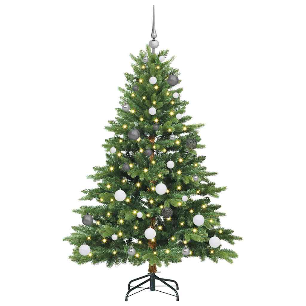 Vidaxx sapin de Noël artificiel avec 150 LED avec standard vert 150 cm PE et PVC