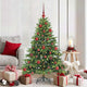Vidaxx sapin de Noël artificiel avec 150 LED avec standard vert 150 cm PE et PVC