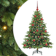 Vidaxx sapin de Noël artificiel avec 150 LED avec standard vert 150 cm PE et PVC - afbeelding 2