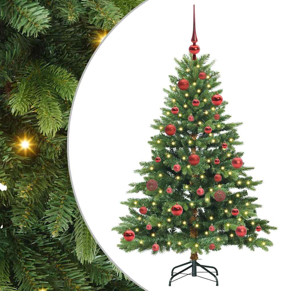 Vidaxx sapin de Noël artificiel avec 150 LED avec standard vert 150 cm PE et PVC