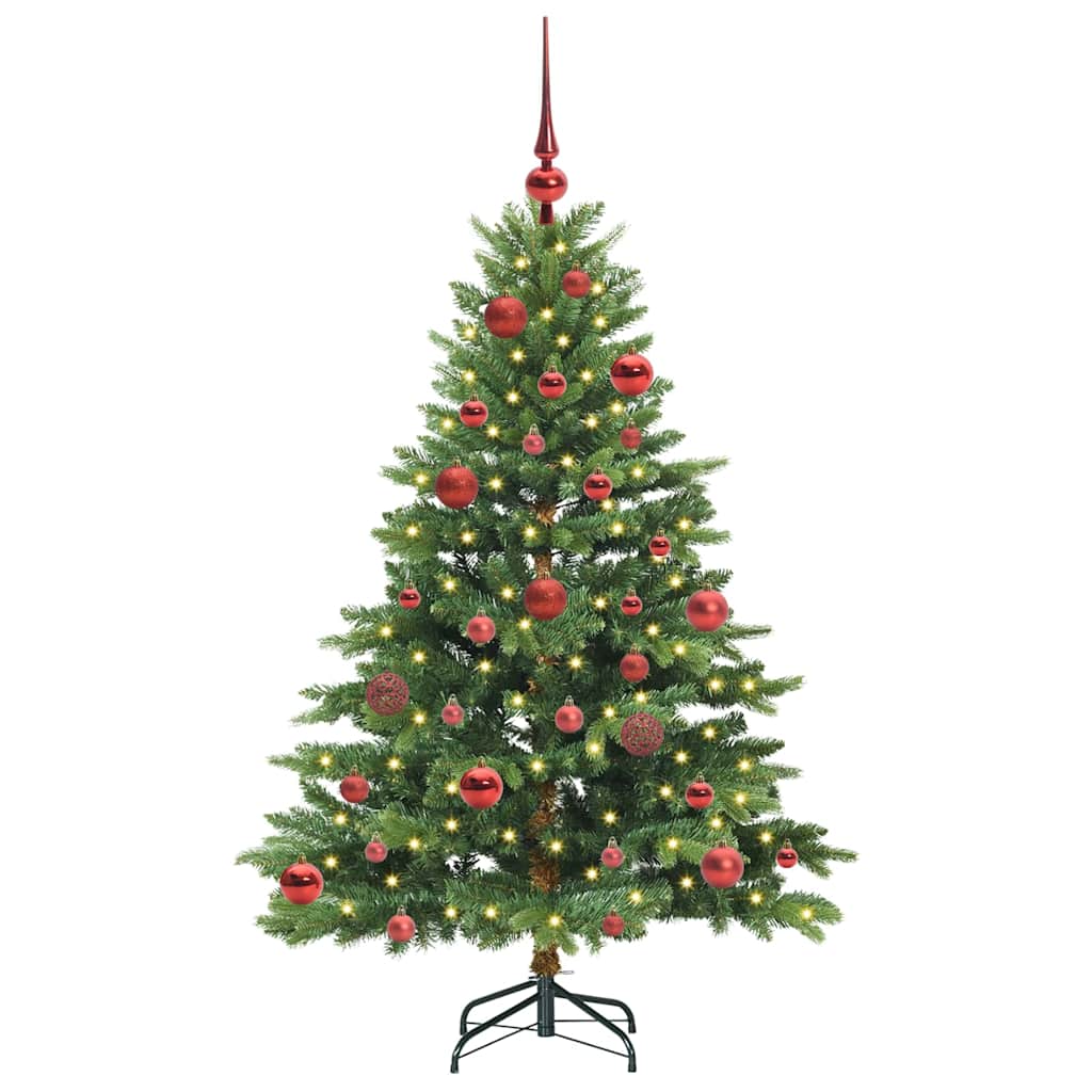 Vidaxx sapin de Noël artificiel avec 150 LED avec standard vert 150 cm PE et PVC