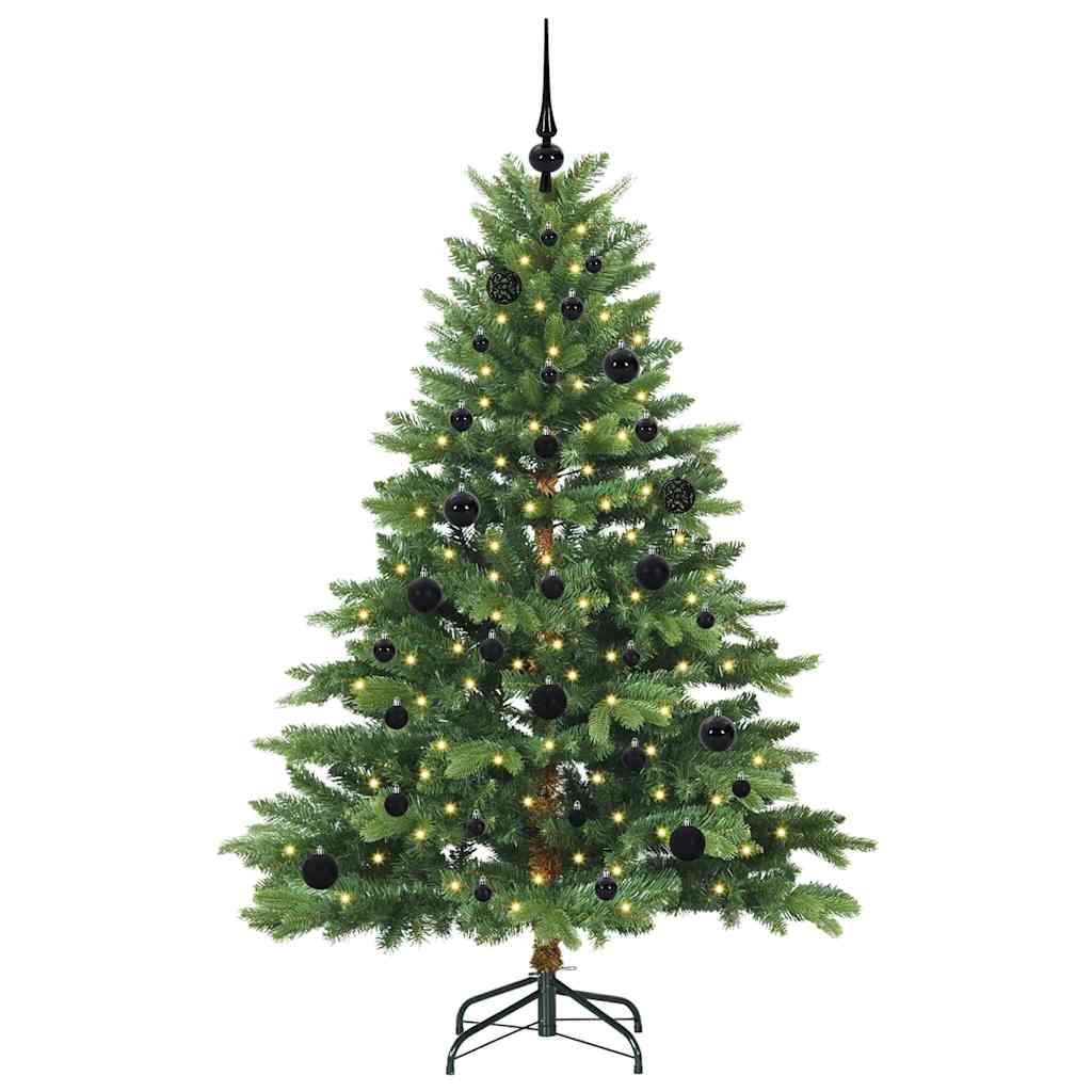 Vidaxx sapin de Noël artificiel avec 150 LED avec standard vert 150 cm PE et PVC