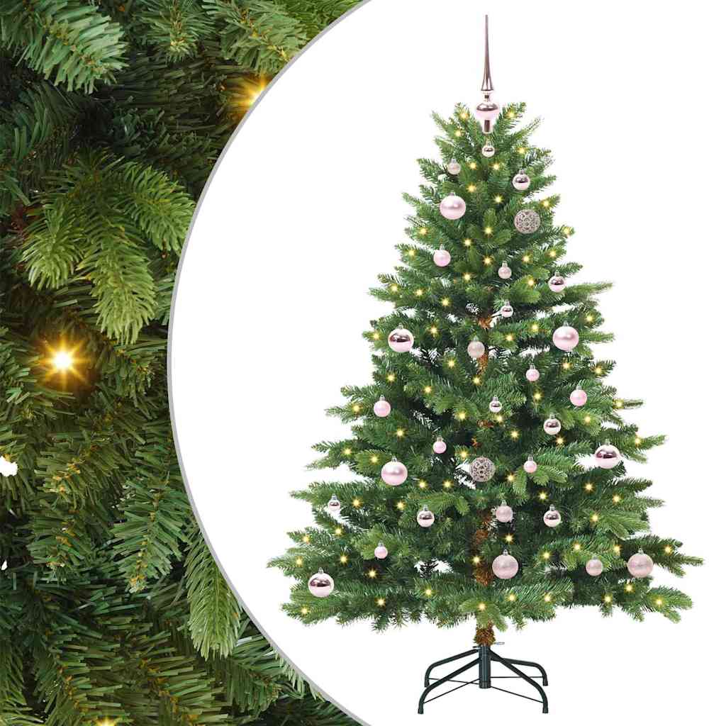 Vidaxx sapin de Noël artificiel avec 150 LED avec standard vert 150 cm PE et PVC