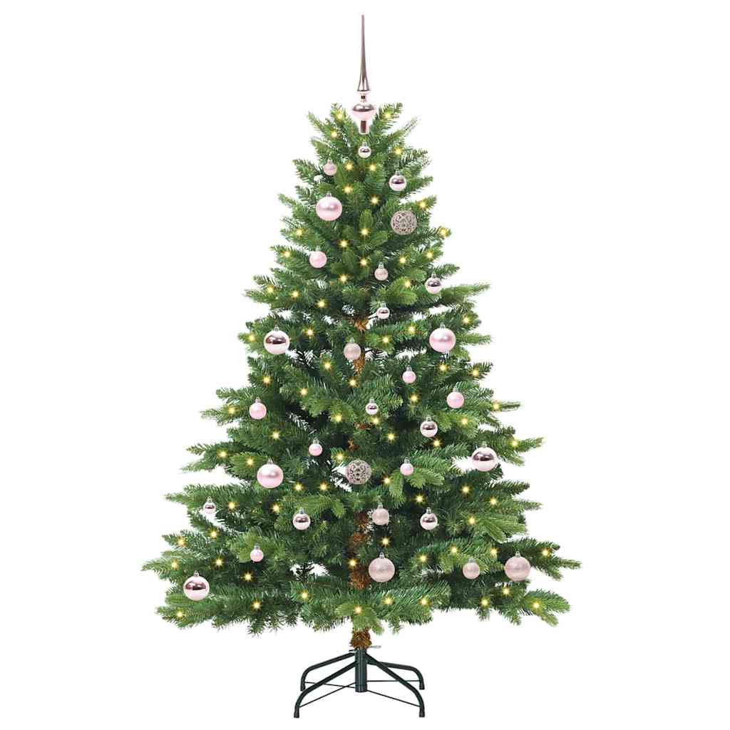 Vidaxx sapin de Noël artificiel avec 150 LED avec standard vert 150 cm PE et PVC