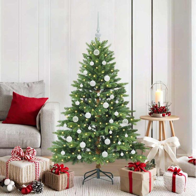 Vidaxx sapin de Noël artificiel avec 150 LED avec standard vert 150 cm PE et PVC