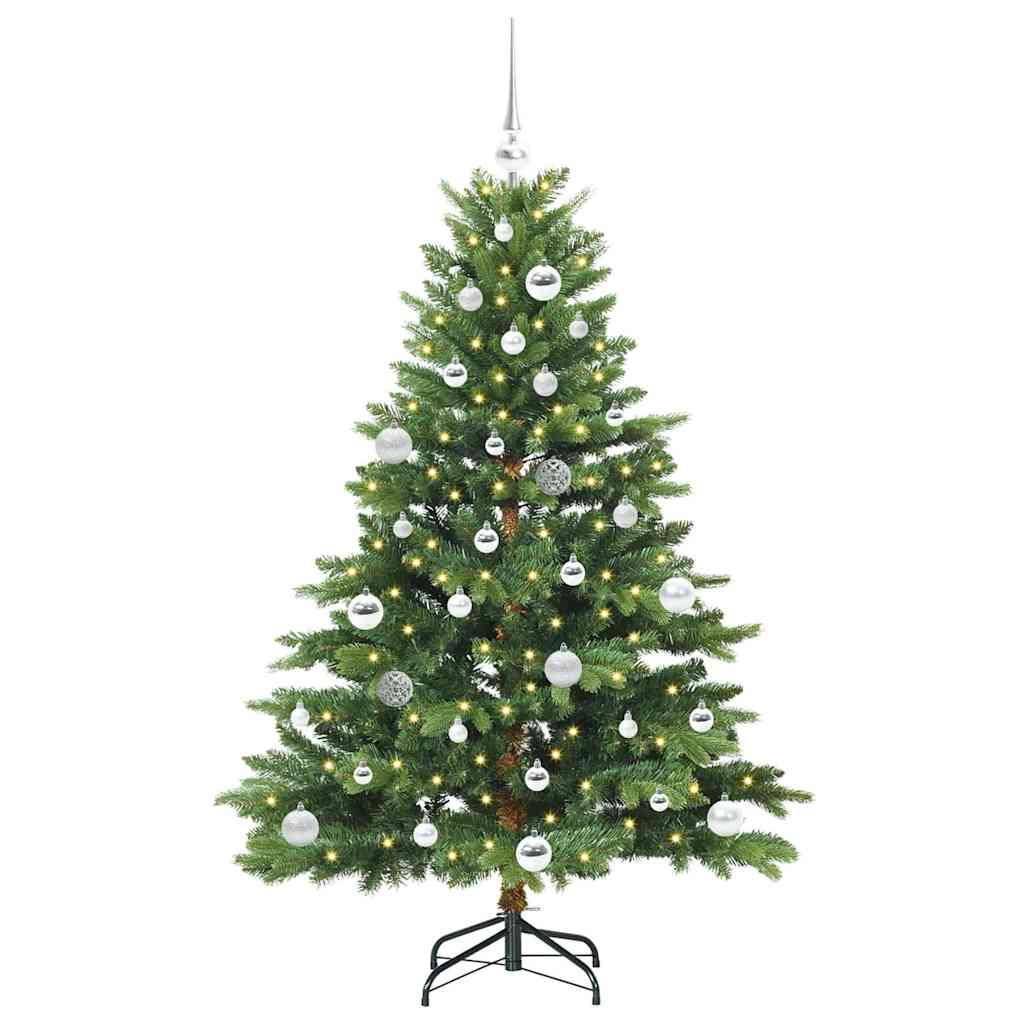 Vidaxx sapin de Noël artificiel avec 150 LED avec standard vert 150 cm PE et PVC