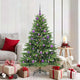 Vidaxx sapin de Noël artificiel avec 150 LED avec standard vert 150 cm PE et PVC
