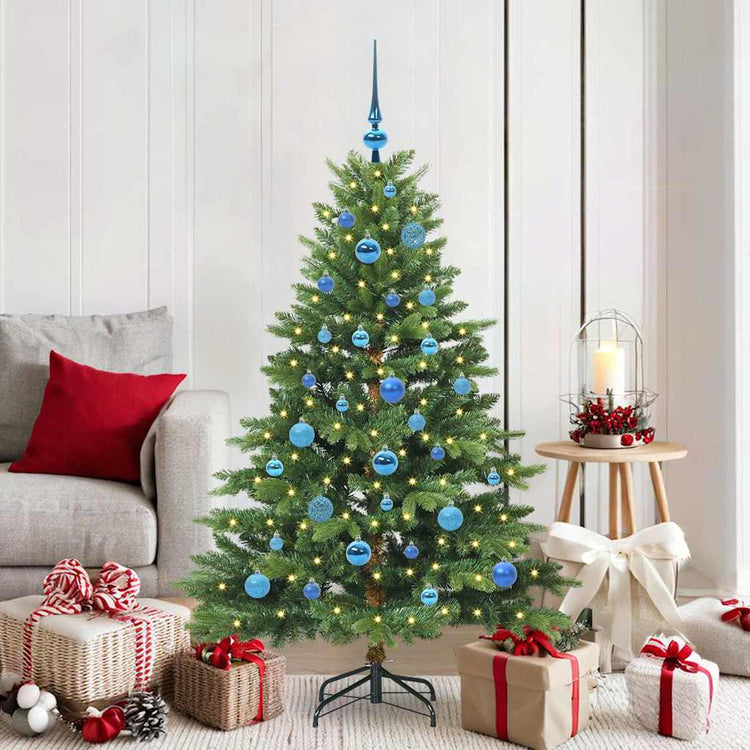 Vidaxx sapin de Noël artificiel avec 150 LED avec standard vert 150 cm PE et PVC