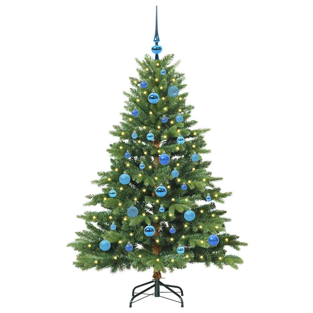Vidaxx sapin de Noël artificiel avec 150 LED avec standard vert 150 cm PE et PVC