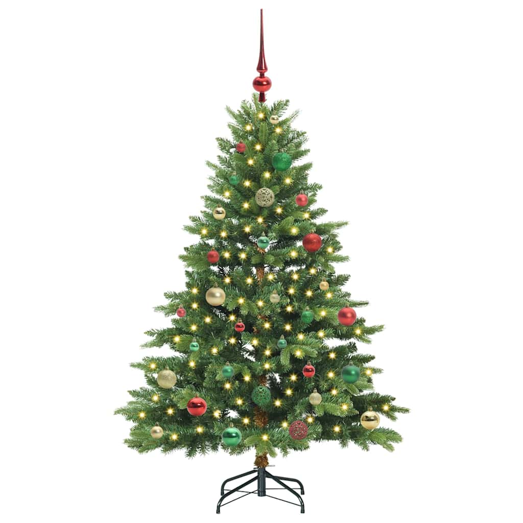 Vidaxx sapin de Noël artificiel avec 150 LED avec standard vert 150 cm PE et PVC