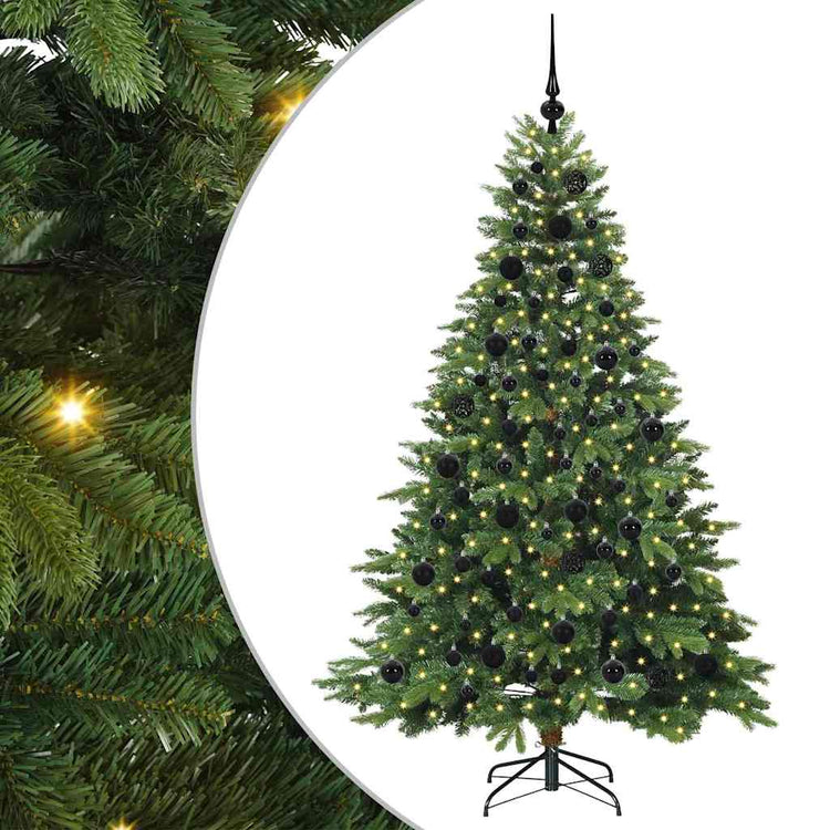 Vidaxx sapin de Noël artificiel avec 300 LED avec standard vert 180 cm PE et PVC
