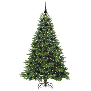 Vidaxx sapin de Noël artificiel avec 300 LED avec standard vert 180 cm PE et PVC - afbeelding 3