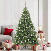 Vidaxx sapin de Noël artificiel avec 300 LED avec standard vert 180 cm PE et PVC - afbeelding 1