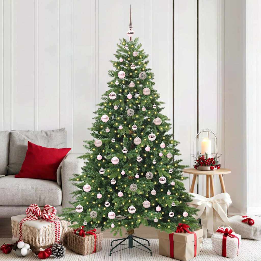 Vidaxx sapin de Noël artificiel avec 300 LED avec standard vert 180 cm PE et PVC