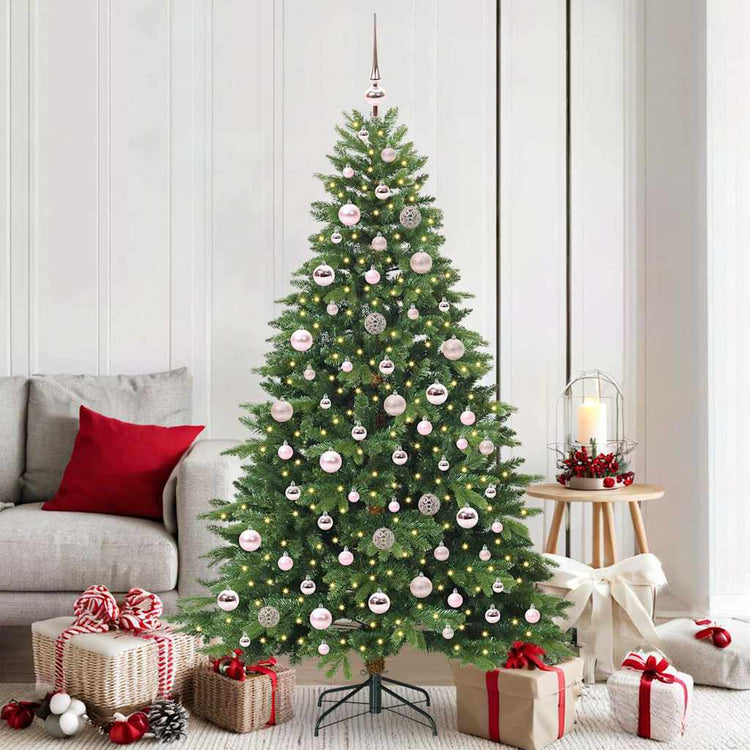 Vidaxx sapin de Noël artificiel avec 300 LED avec standard vert 180 cm PE et PVC