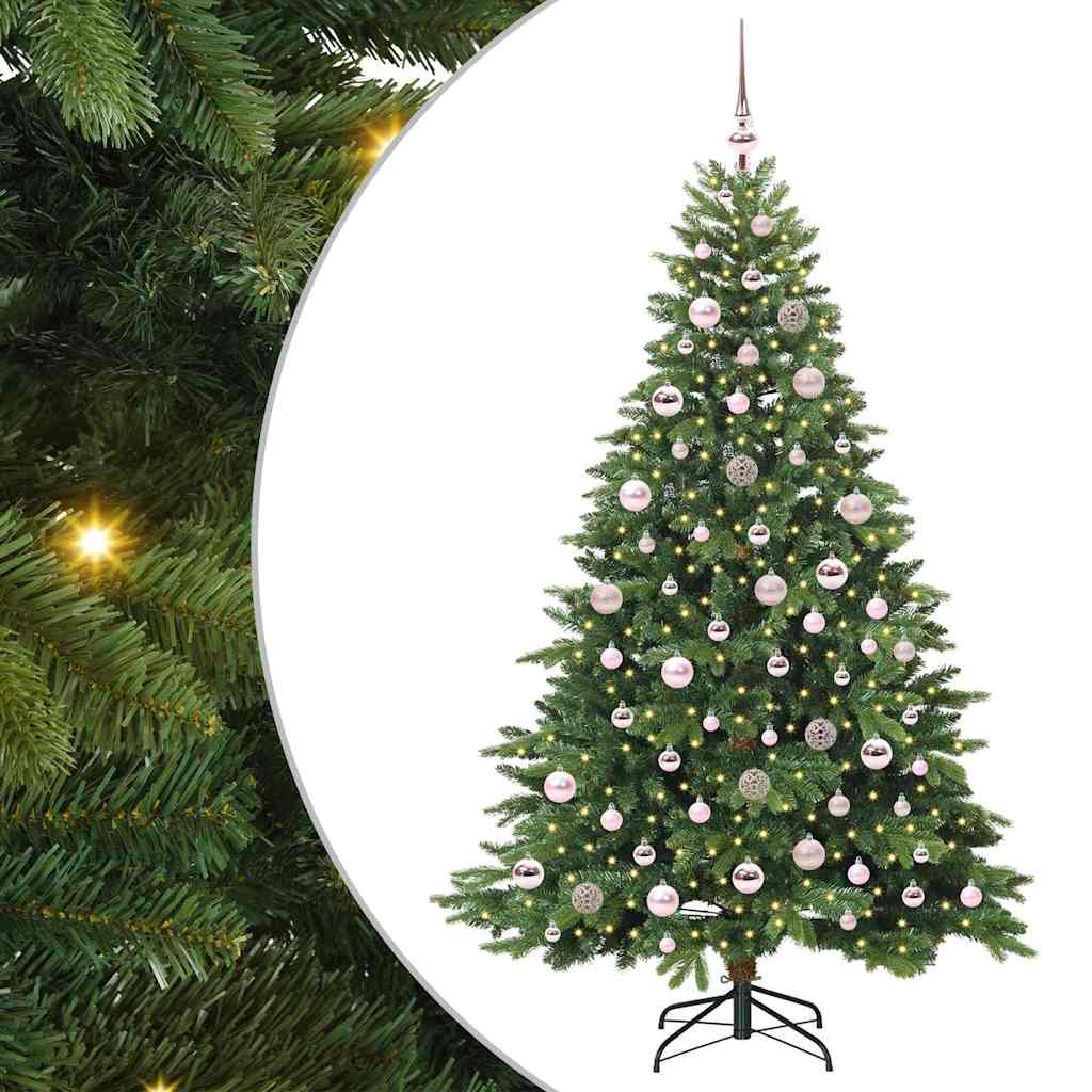 Vidaxx sapin de Noël artificiel avec 300 LED avec standard vert 180 cm PE et PVC