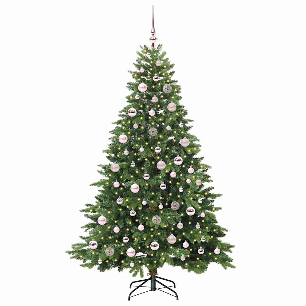 Vidaxx sapin de Noël artificiel avec 300 LED avec standard vert 180 cm PE et PVC