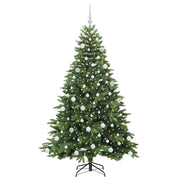 Vidaxx sapin de Noël artificiel avec 300 LED avec standard vert 180 cm PE et PVC - afbeelding 3