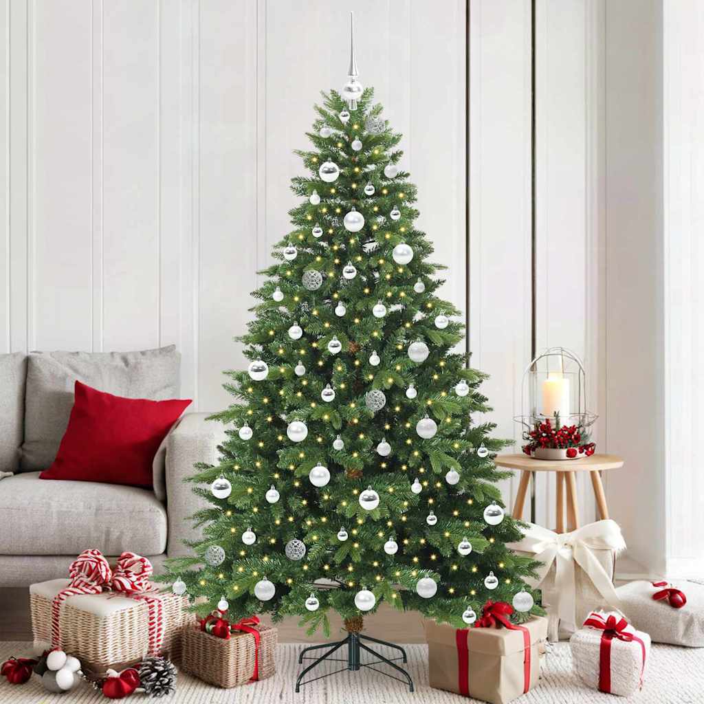 Vidaxx sapin de Noël artificiel avec 300 LED avec standard vert 180 cm PE et PVC