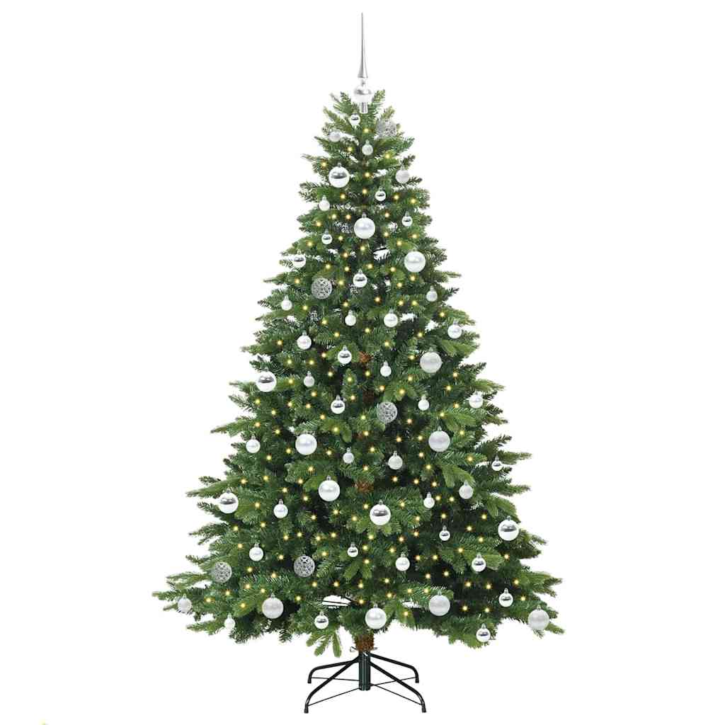 Vidaxx sapin de Noël artificiel avec 300 LED avec standard vert 180 cm PE et PVC