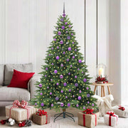 Vidaxx sapin de Noël artificiel avec 300 LED avec standard vert 180 cm PE et PVC - afbeelding 1