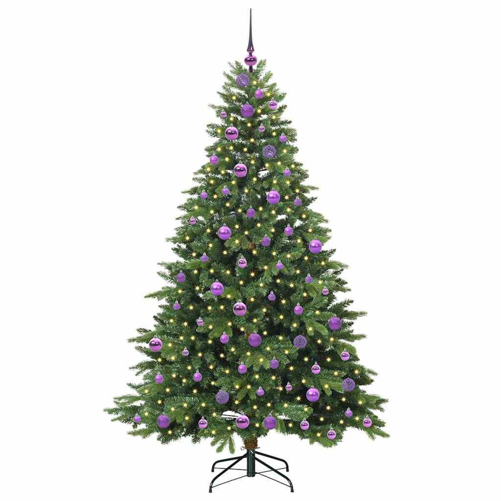 Vidaxx sapin de Noël artificiel avec 300 LED avec standard vert 180 cm PE et PVC