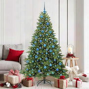 Vidaxx sapin de Noël artificiel avec 300 LED avec standard vert 180 cm PE et PVC - afbeelding 1