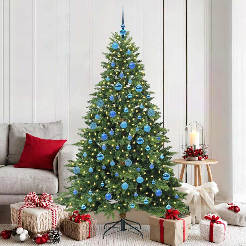 Vidaxx sapin de Noël artificiel avec 300 LED avec standard vert 180 cm PE et PVC