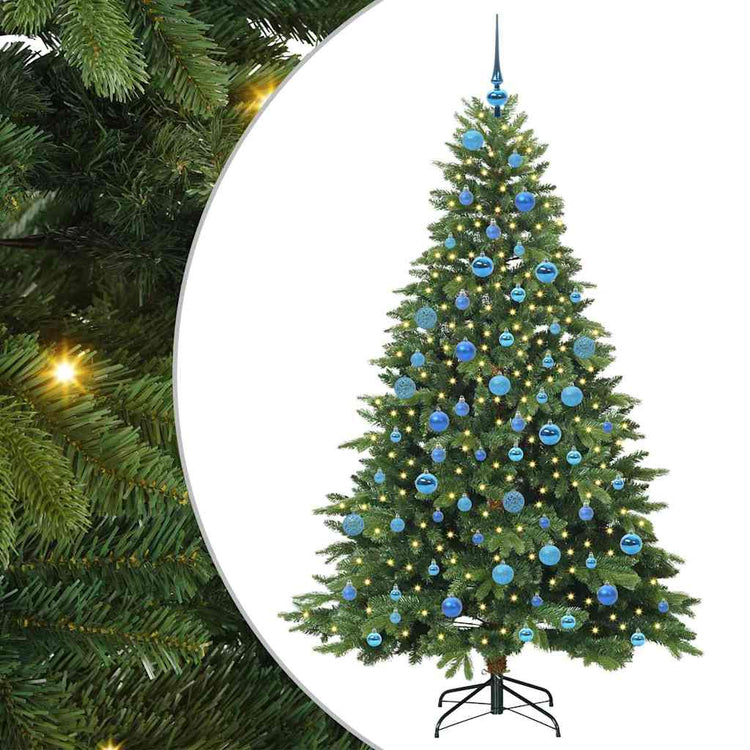 Vidaxx sapin de Noël artificiel avec 300 LED avec standard vert 180 cm PE et PVC