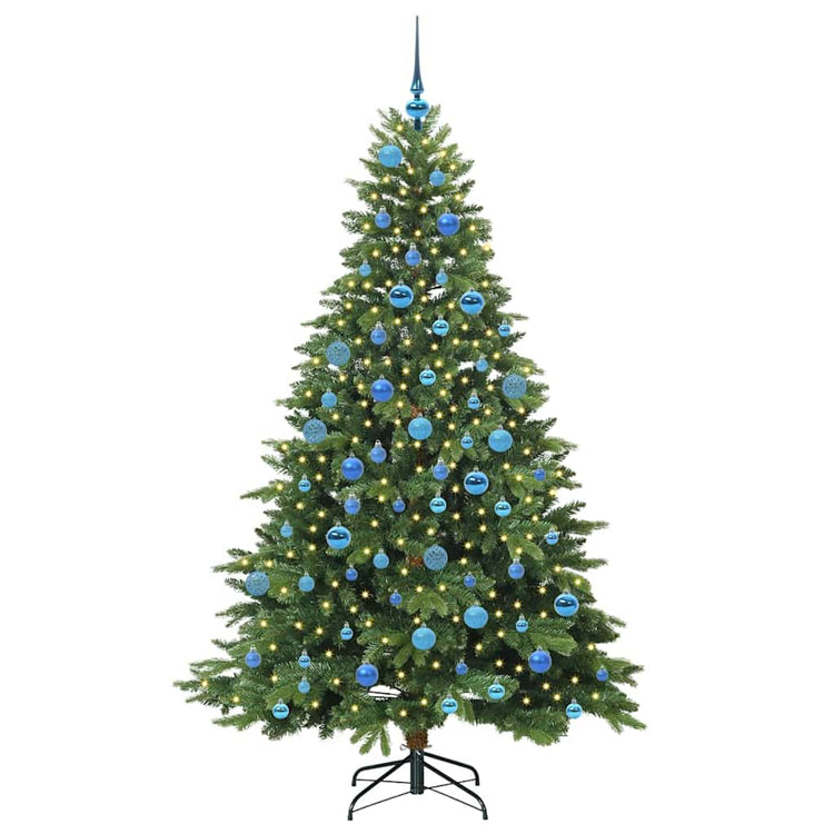 Vidaxx sapin de Noël artificiel avec 300 LED avec standard vert 180 cm PE et PVC