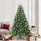 Vidaxx sapin de Noël artificiel avec 300 LED avec standard vert 210 cm PE et PVC