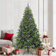 Vidaxx sapin de Noël artificiel avec 300 LED avec standard vert 210 cm PE et PVC