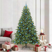 Vidaxx sapin de Noël artificiel avec 300 LED avec standard vert 210 cm PE et PVC - afbeelding 1