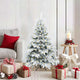 Vidaxx sapin de Noël artificiel avec 150 LED avec standard blanc 120 cm PE et PVC