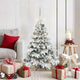 Vidaxx sapin de Noël artificiel avec 150 LED avec standard blanc 120 cm PE et PVC