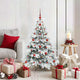 Vidaxx sapin de Noël artificiel avec 150 LED avec standard blanc 120 cm PE et PVC