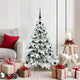 Vidaxx sapin de Noël artificiel avec 150 LED avec standard blanc 120 cm PE et PVC