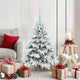 Vidaxx sapin de Noël artificiel avec 150 LED avec standard blanc 120 cm PE et PVC