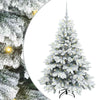 Vidaxx sapin de Noël artificiel avec 150 LED avec standard blanc 120 cm PE et PVC
