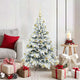 Vidaxx sapin de Noël artificiel avec 150 LED avec standard blanc 120 cm PE et PVC